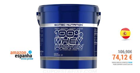 Scitec Nutrition 100 Whey Protein 5kg Cupões Tá Fixe