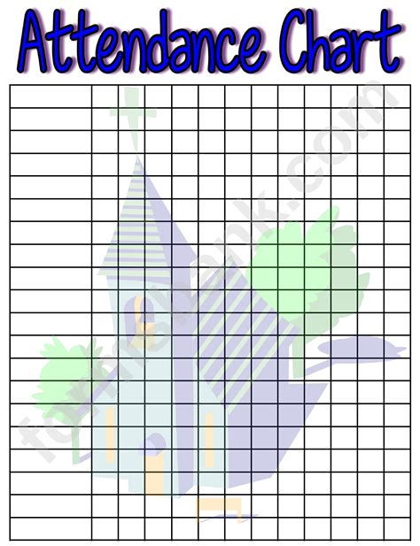 Classroom Charts Printable Guidelines For Attendance Sheet Images And