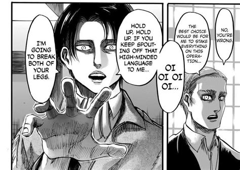 Dear Levi Why So Caring Insisting Erwin To Stay Put And Just Wait For