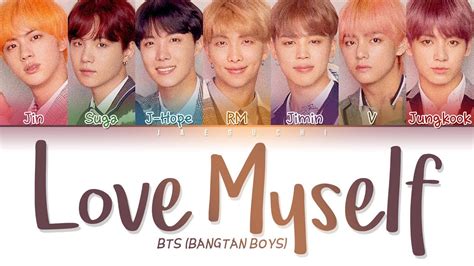 I sing it, change the pronunciation and provide alternatives. BTS - Answer: Love Myself (Color Coded Lyrics Eng/Rom/Han ...