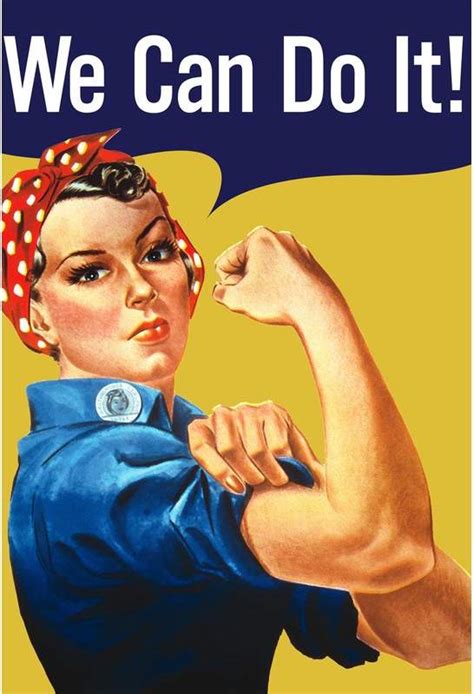 Double Sided 18 H X 12 5 W Polyester Garden Flag Rosie The Riveter Poster Rosie The
