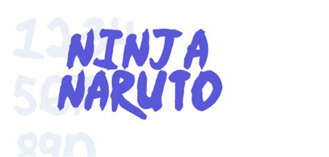 Ninja Naruto Font Free Download Now