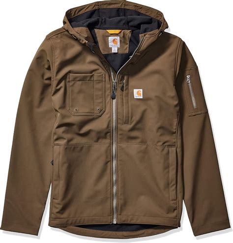 Carhartt Mens Hooded Rough Cut Jacket Regular And Big And Tall Sizes