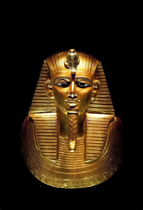 Pictured Is The Golden Mask Of Psusennes I Which Lay Over The Head