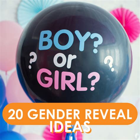 Gender Reveal Ideas 101 Popyum