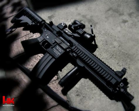 The heckler & koch hk416 is an assault rifle designed and manufactured by the german company heckler & koch. Pin auf HK