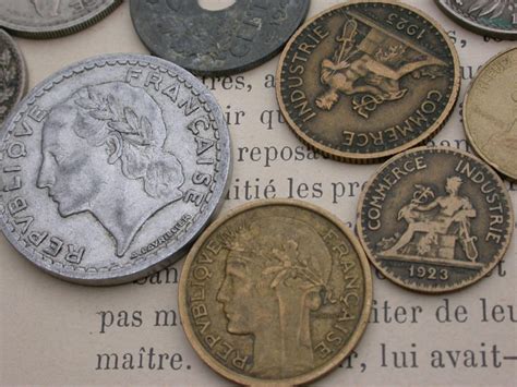 French Old Coins Collection 200pcs Antique Vintage Coins 1920