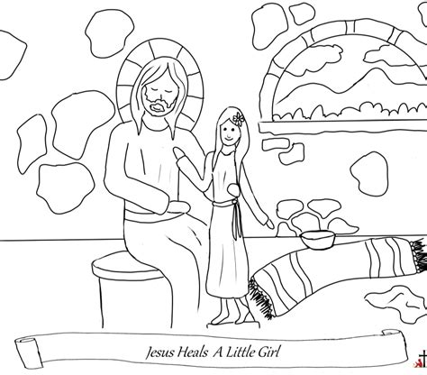 Jesus Heals A Little Girl