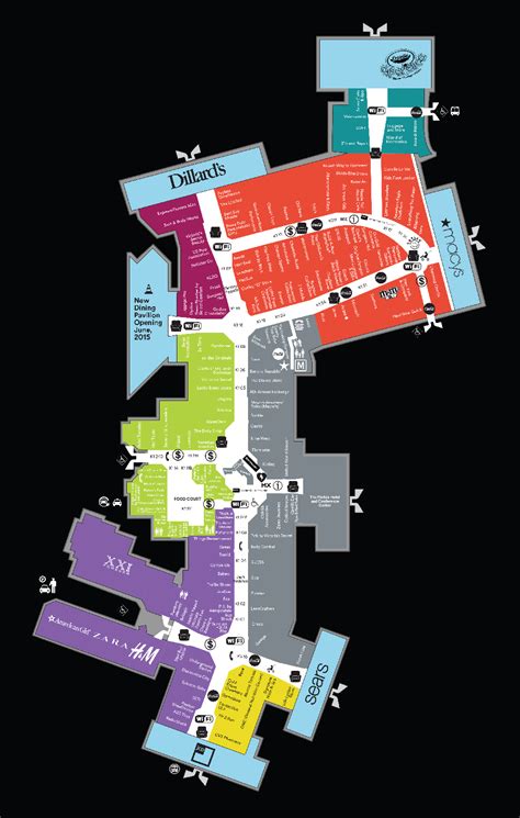 Mall Map Of The Florida Mall A Simon Mall Orlando Fl Florida