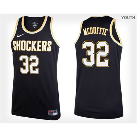 Nike Wichita State Shockers 32 Markis Mcduffie Limited Youth Jersey Black