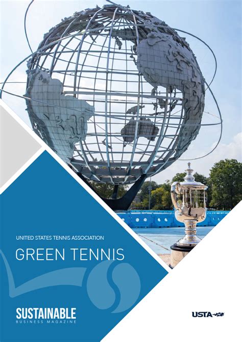 United States Tennis Association Usta Sustainable Business Magazine