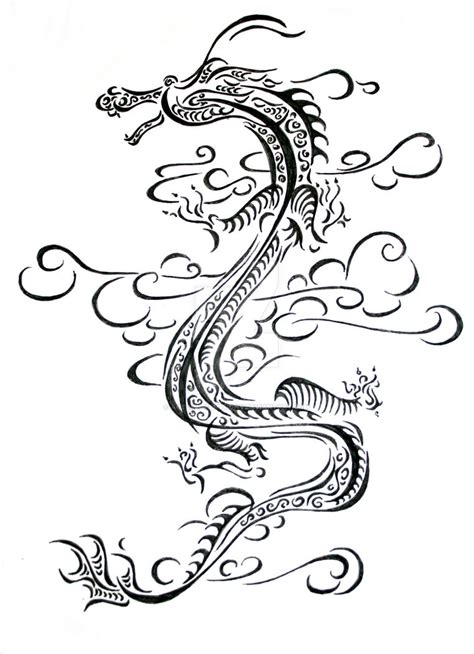 Chinese Dragon Tribal By Autumn Symphony On Deviantart