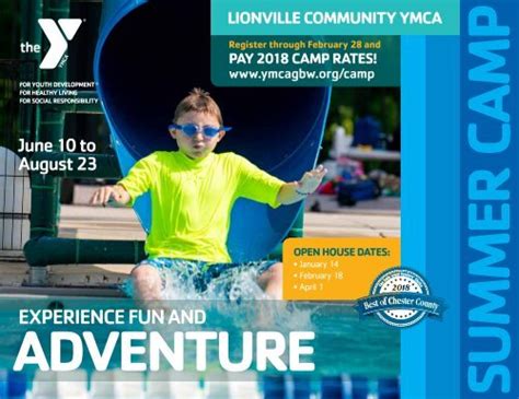 Summer Camp 2019 At Lionville Community Ymca