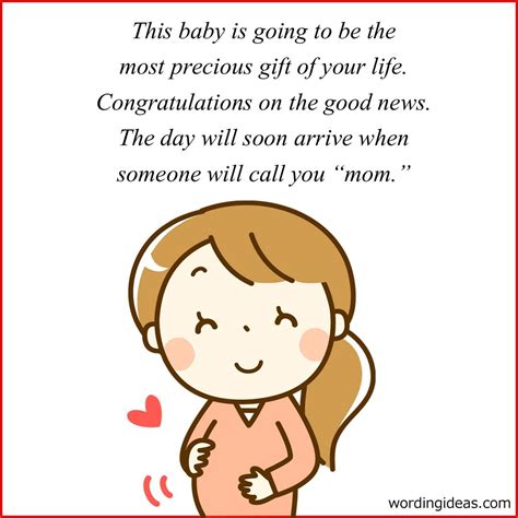 Pregnancy Congratulations Messages And Wishes Wording Ideas