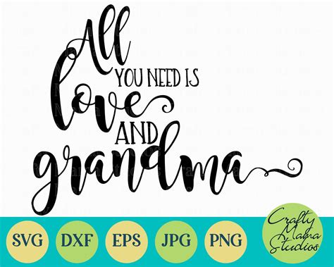 Free SVG Cute Grandma Quotes Svg 2948+ DXF Include