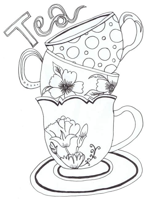 Dover publications is the publisher for the popular creative haven coloring books for adults. Cups Coloring Pages - Coloring Home