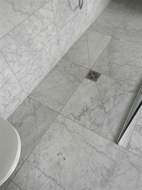 Bianco Carrara Italian Marble Tiles Honed