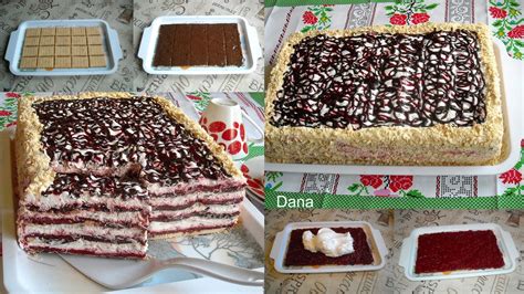Danina Kuhinja Keks Torta Sa Malinama I čokoladom