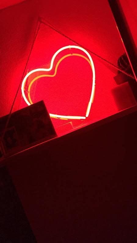 Red Neon Heart Light Neon Heart Light Heart Lights Neon