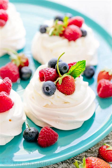 Beat the heavy cream with the powdered sugar and vanilla extract on high speed until. Pavlova is a showstopping meringue dessert and is easier ...