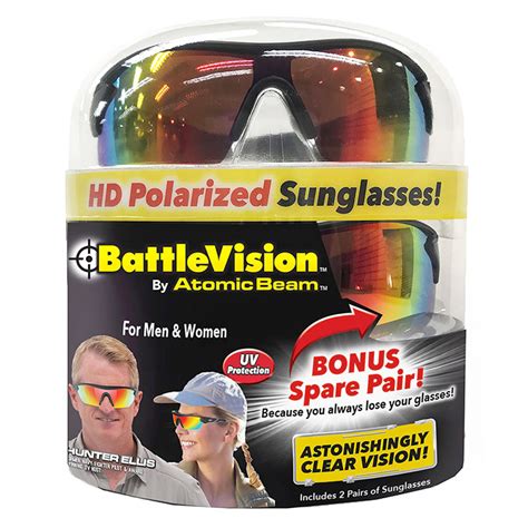 Battle Vision Hd Polarized Sunglasses By Atomic Beam Uv Block Sunglasses 97298040061 Ebay