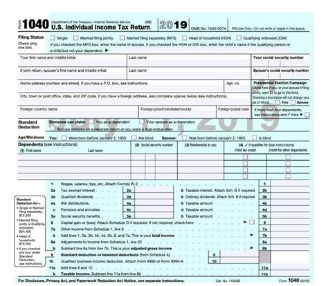 Irs 1040 Form Irs Releases New Not Quite Postcard Sized Form 1040 For