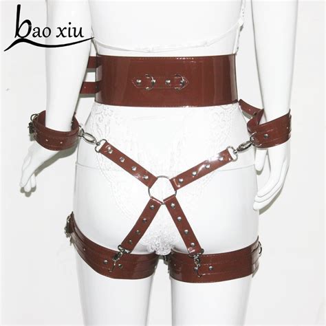 Sexy Lingerie Body Straps Women Belt Harness Gothic Leather Garters