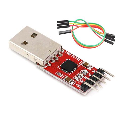 Cp2102 Usb To Ttl Uart Serial Converter Module With Jumper Wires Ebay