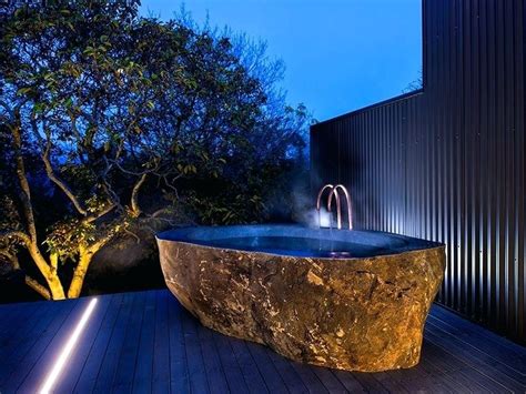 Outdoor Baths — Natural Stone Bath Worx