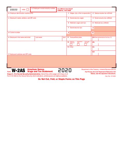 W2 2020 Fill Online Printable Fillable Blank Form W