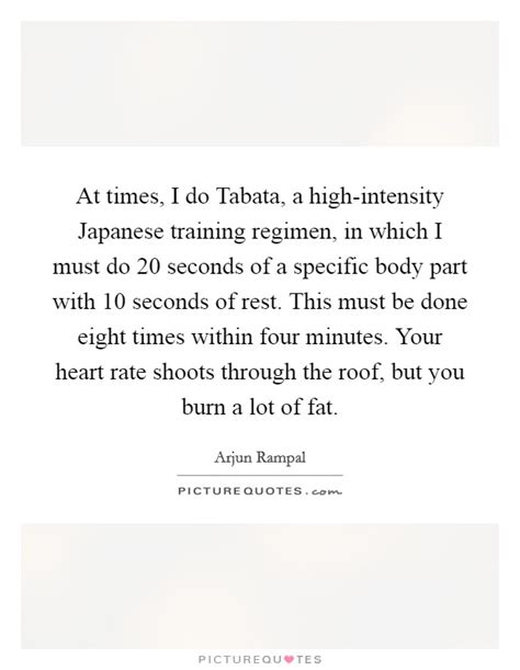 At Times I Do Tabata A High Intensity Japanese Training Picture Quotes