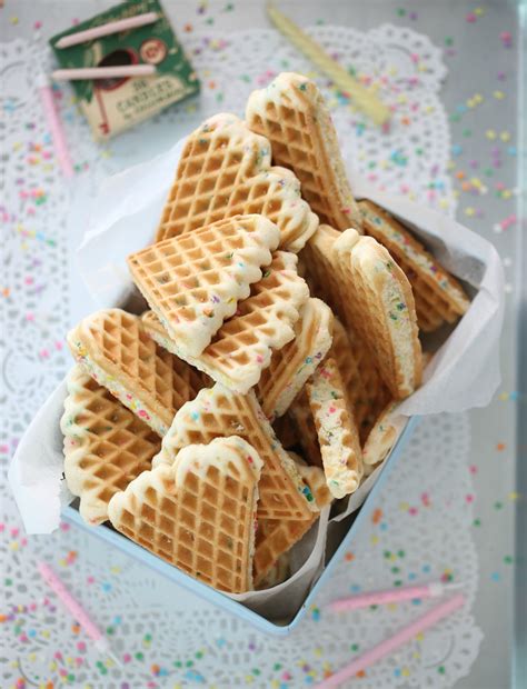 Confetti Waffle Cookies Video Passion For Baking Get Inspired
