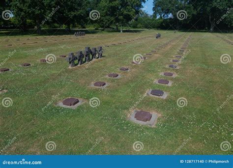 The German War Cemetery At La Cambe Normandy France Stock Photo
