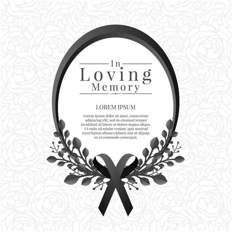 100000 Funeral Frame Vector Images Depositphotos