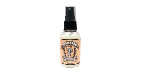 Creates a protective barrier on the water's surface to trap odors. Poo-Pourri Toilet Spray | Groupon Goods