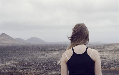 Free Images Landscape Sea Sand Rock Horizon Mountain Girl