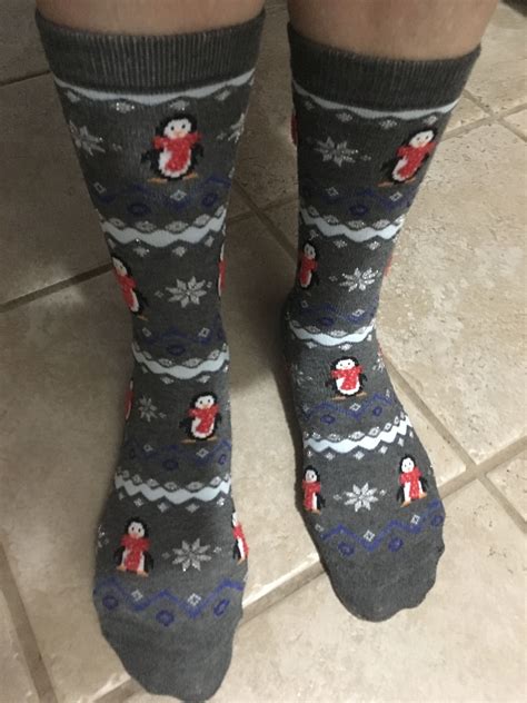 Christmas 🐧 Socks Crazy Socks Christmas Socks Addiction Model
