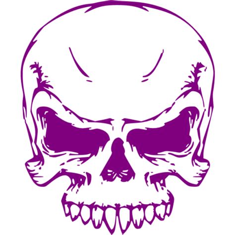 Purple Skull 5 Icon Free Purple Skull Icons