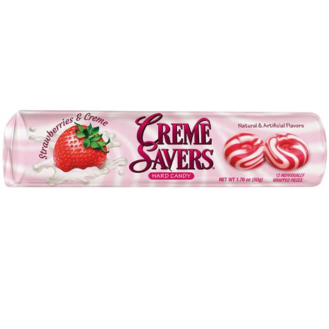 Buy Creme Savers Strawberries And Creme Hard Candy The Taste Of Fresh