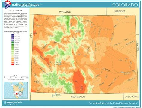 Colorado Annual Rainfall Severe Weather And Climate Data