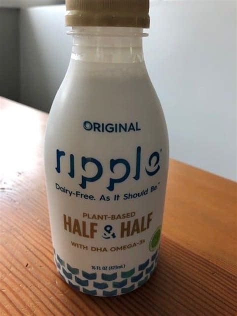 The vegan company has debuted a new line of vegan half and half in two flavors: Ripple non-dairy creamer - Vegan Cheese Tasting