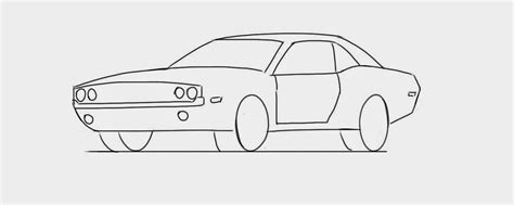 Draw in the hair line which should also include some bangs. Draw a Car | Art Meaning