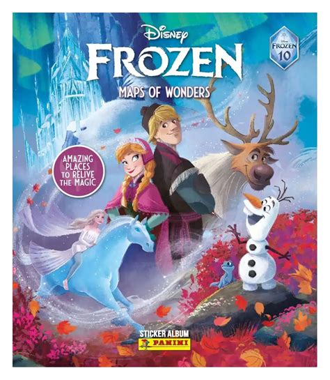 Frozen Maps of Wonder Collection matrica album német nyelvű Fanbase webshop
