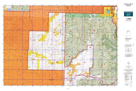 New Mexico Gmu 5a Map Mytopo
