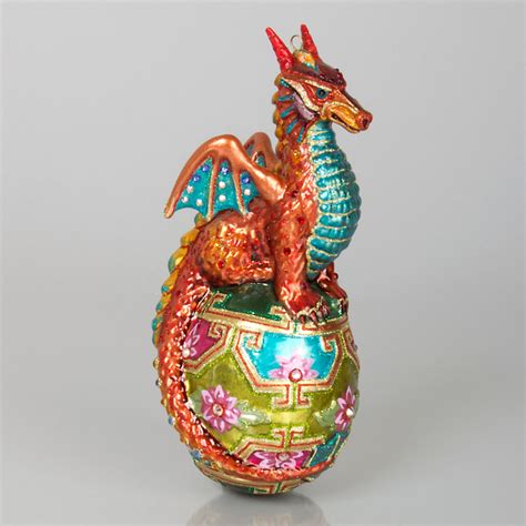 Great prices on dragon holiday ornament & more seasonal items. Jay Strongwater Dragon Christmas Ornament | Gump's