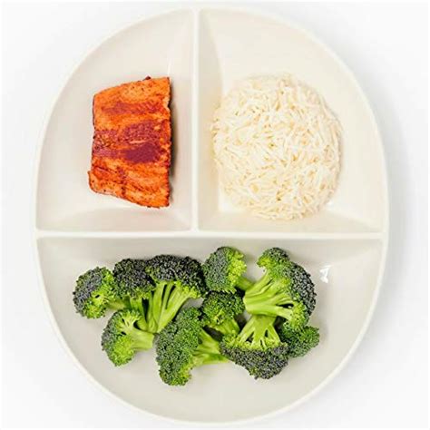 Portion Control Plate For Healthy Eating And Weight Loss Divided