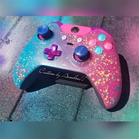 Xbox One Elite Wireless Controller Custom Sweetarts With Blue Etsy In
