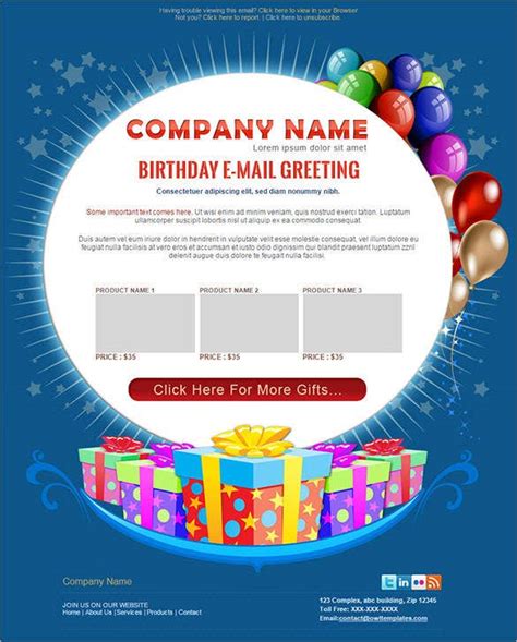 We did not find results for: 9+ Happy Birthday Email Templates - HTML, PSD | Free & Premium Templates