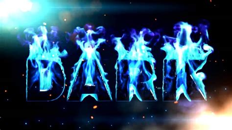 Inspired from the most successful video. Text on Blue Fire (After effects Template) - YouTube