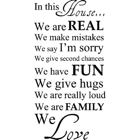 Download Sticker "In this house we love" cheap - Home discount ...